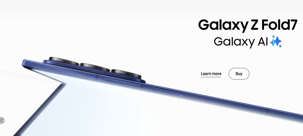 Samsung Z Fold 7 features